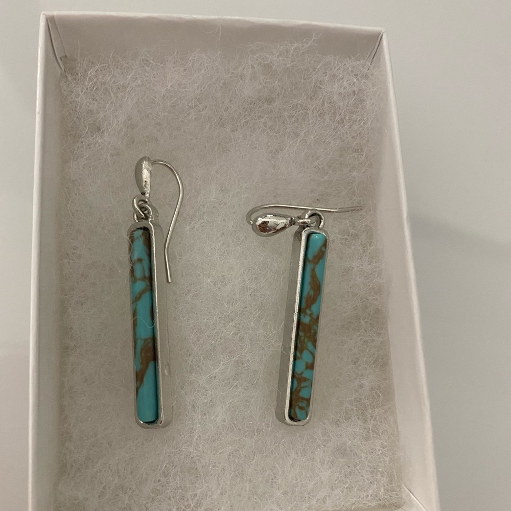 Turquoise dangle earrings